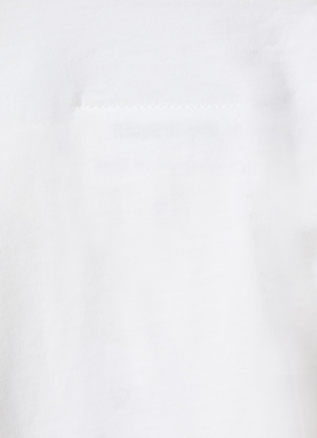 MM6 T-shirt met logoborduring - detail 3 wit