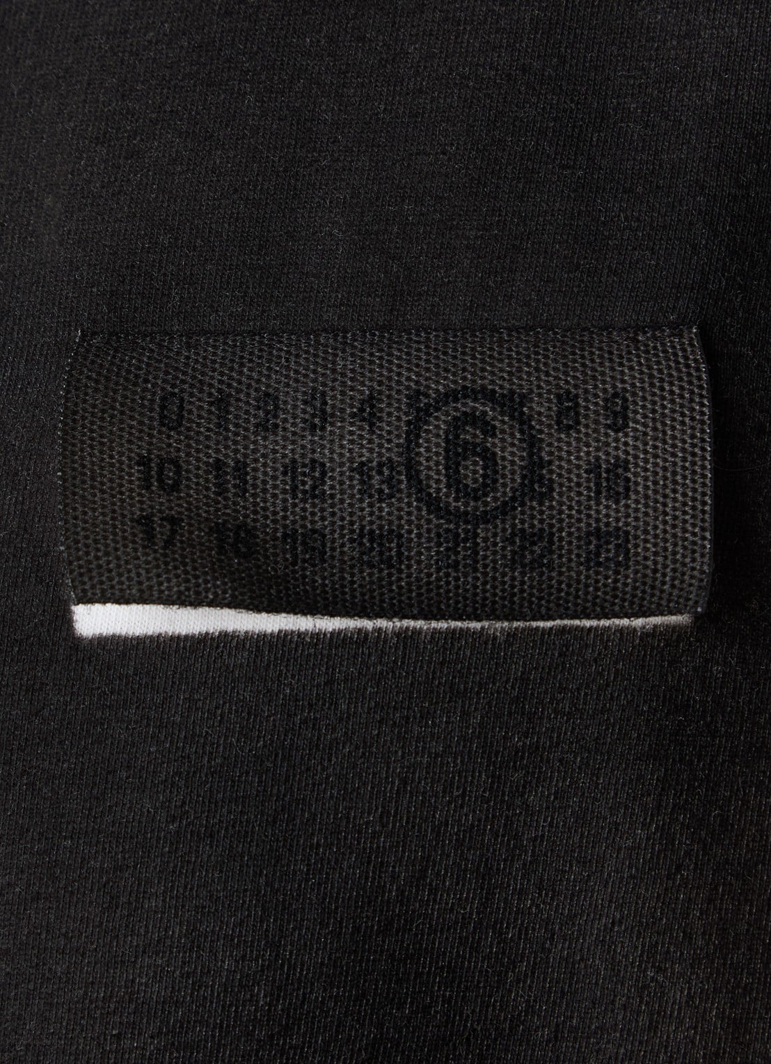 MM6 T-shirt met logoprint - detail 5 wit