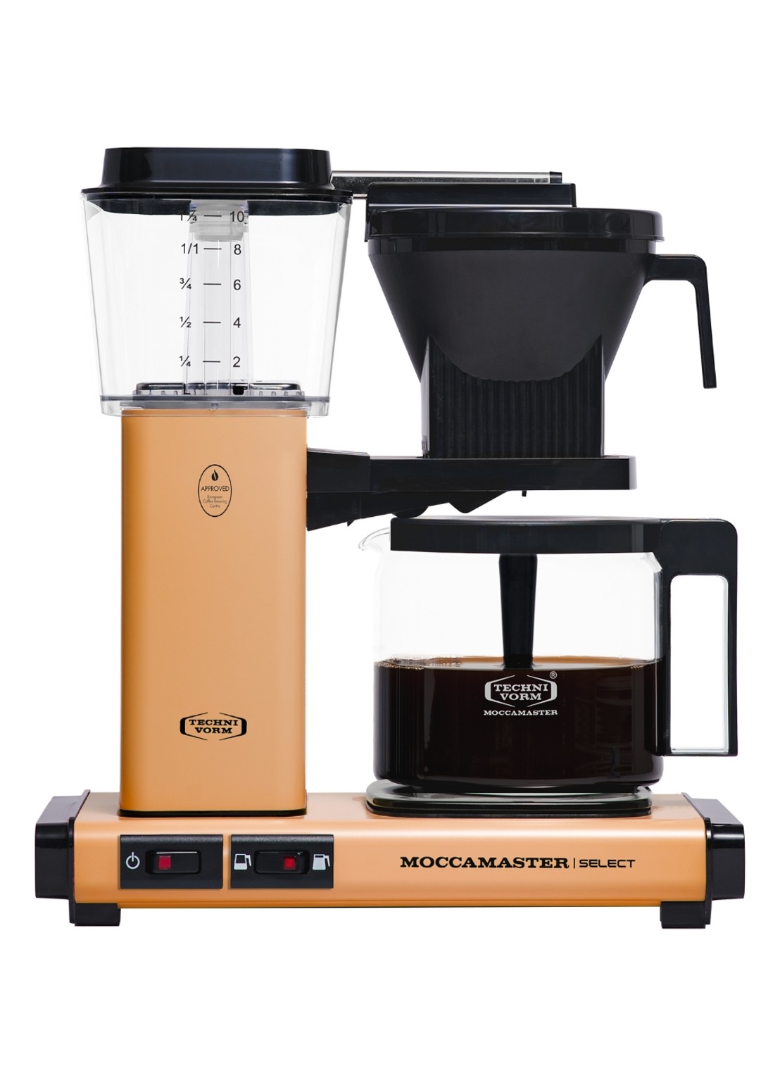 Moccamaster KBG Select koffiezetapparaat 53994 - voorkant 5 abrikoos