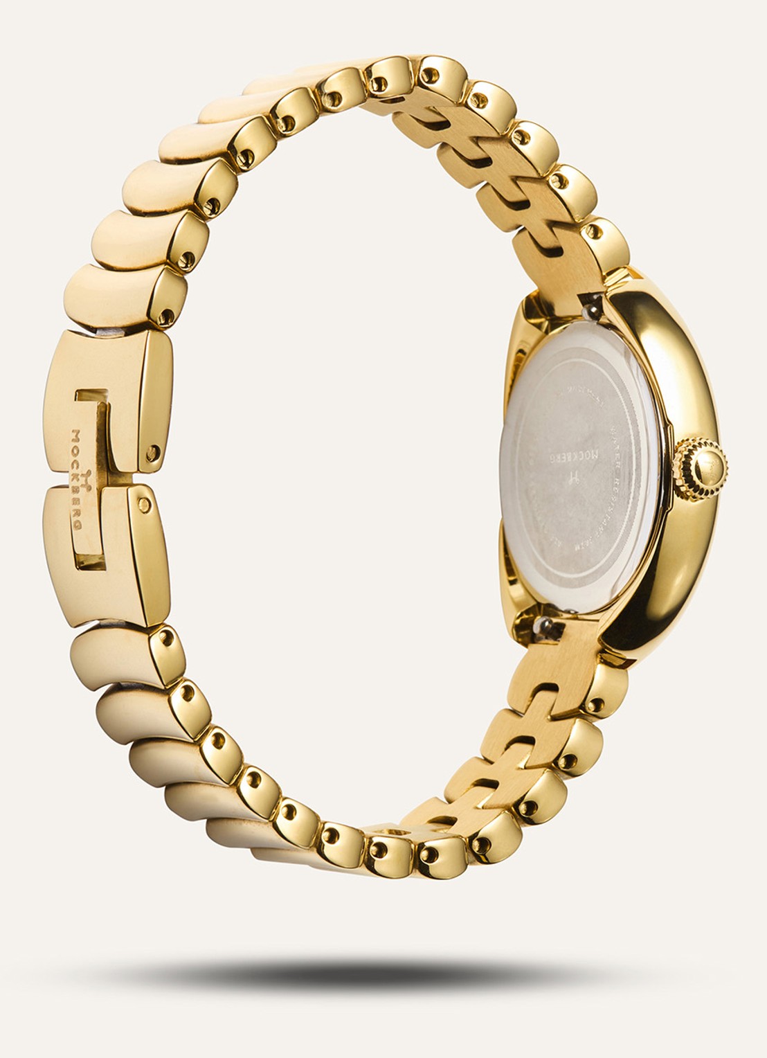 Mockberg Belle Oval horloge MB1418 - detail 6 goud