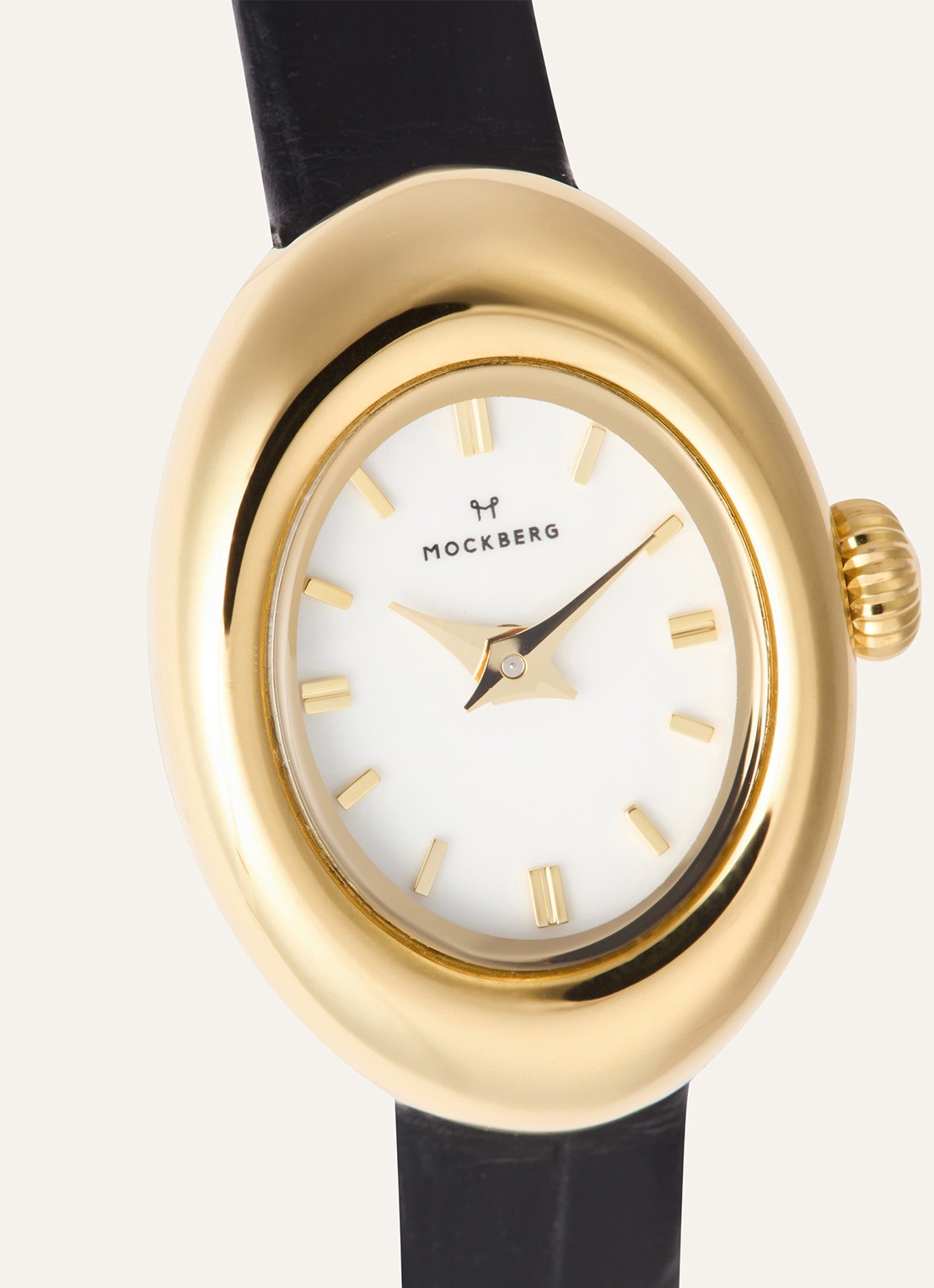 Mockberg Belle Oval Petite horloge MB1412 - achterkant goud