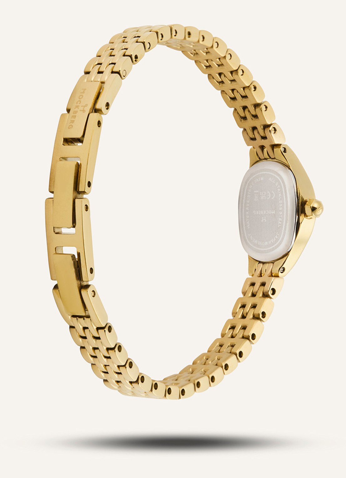 Mockberg Belle Oval Petite horloge MB1416 - detail 6 goud