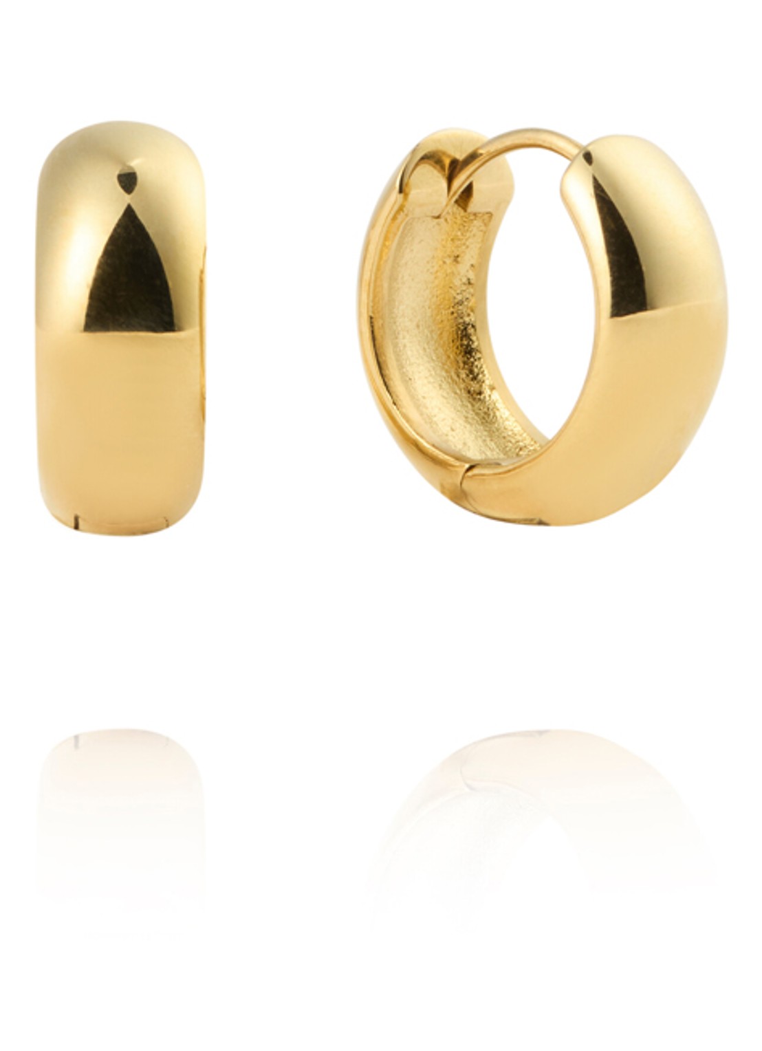 Mockberg Brave oorringen MB1787 - voorkant goud