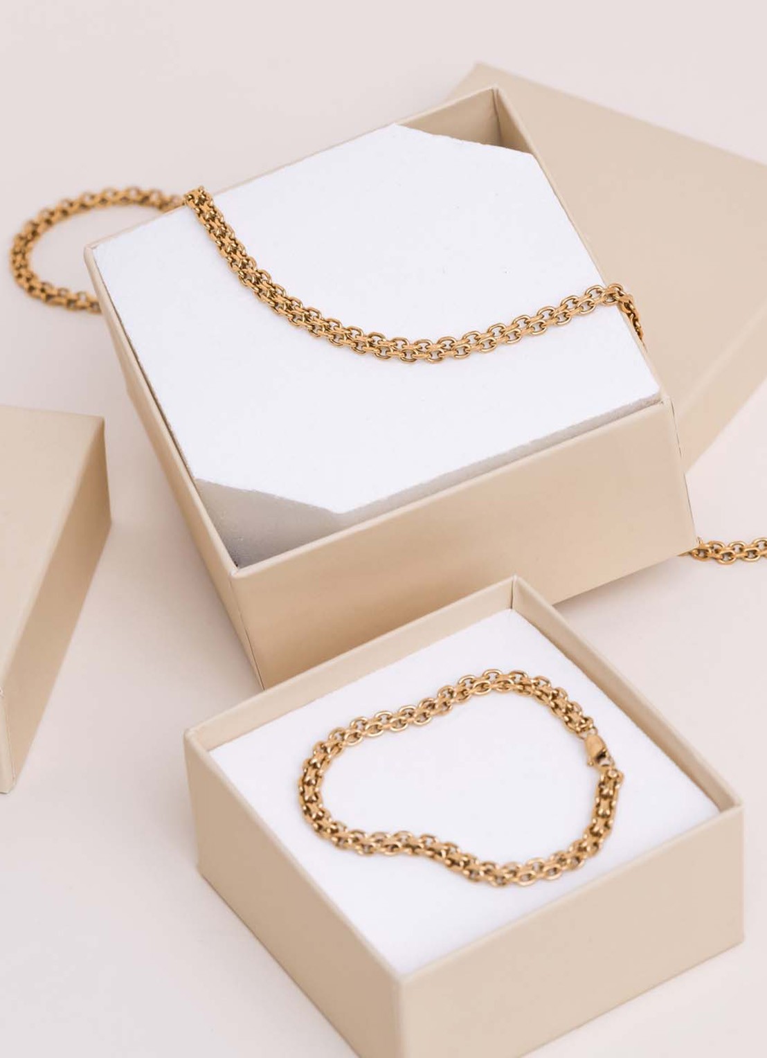 Mockberg Darling ketting MO235 - detail 4 goud