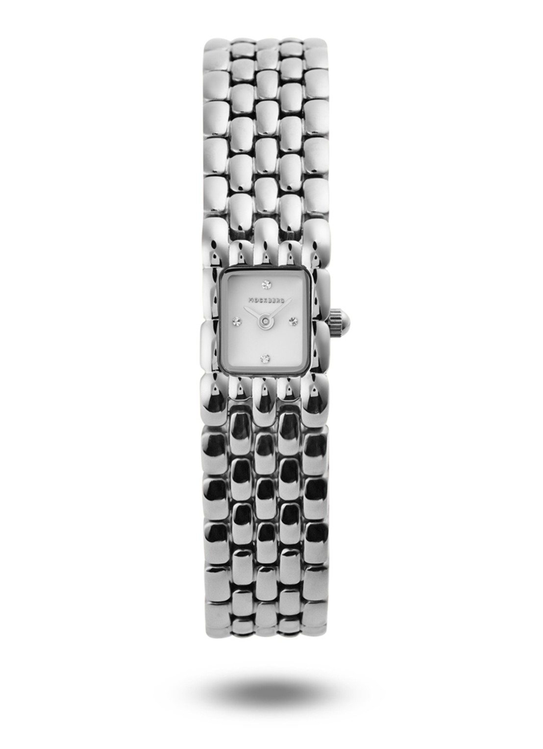 Mockberg Eternal Steel horloge MB2088 - voorkant 5 zilver