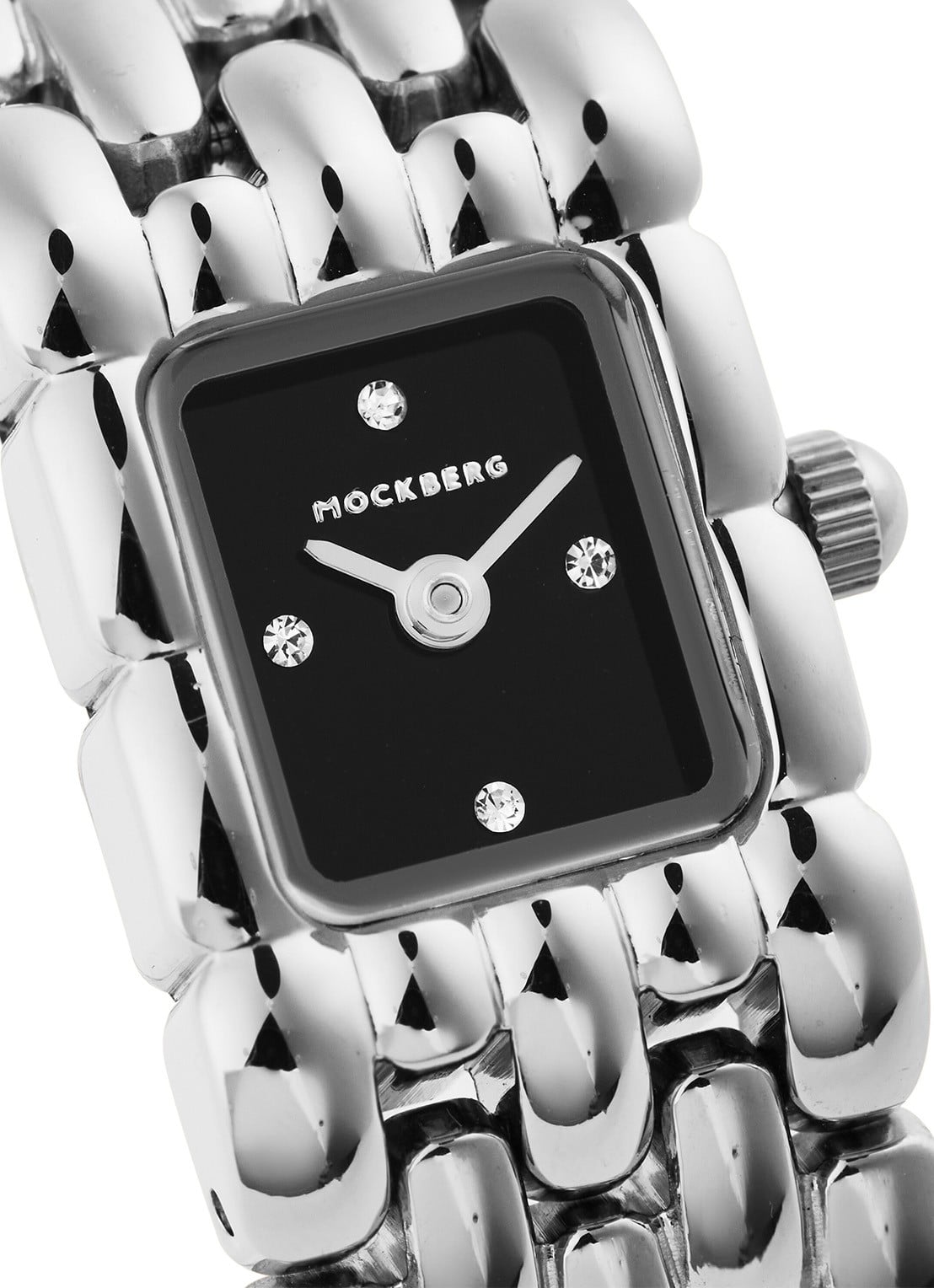 Mockberg Eternal Steel Noir horloge MB2090 - detail 2 zilver