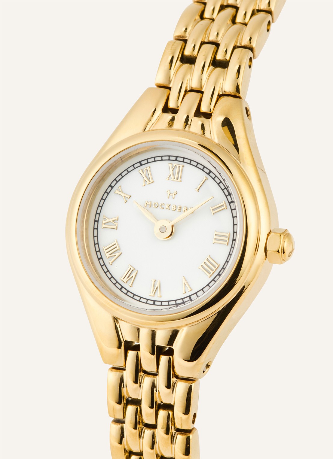 Mockberg Heritage horloge MB1615 - detail 3 goud