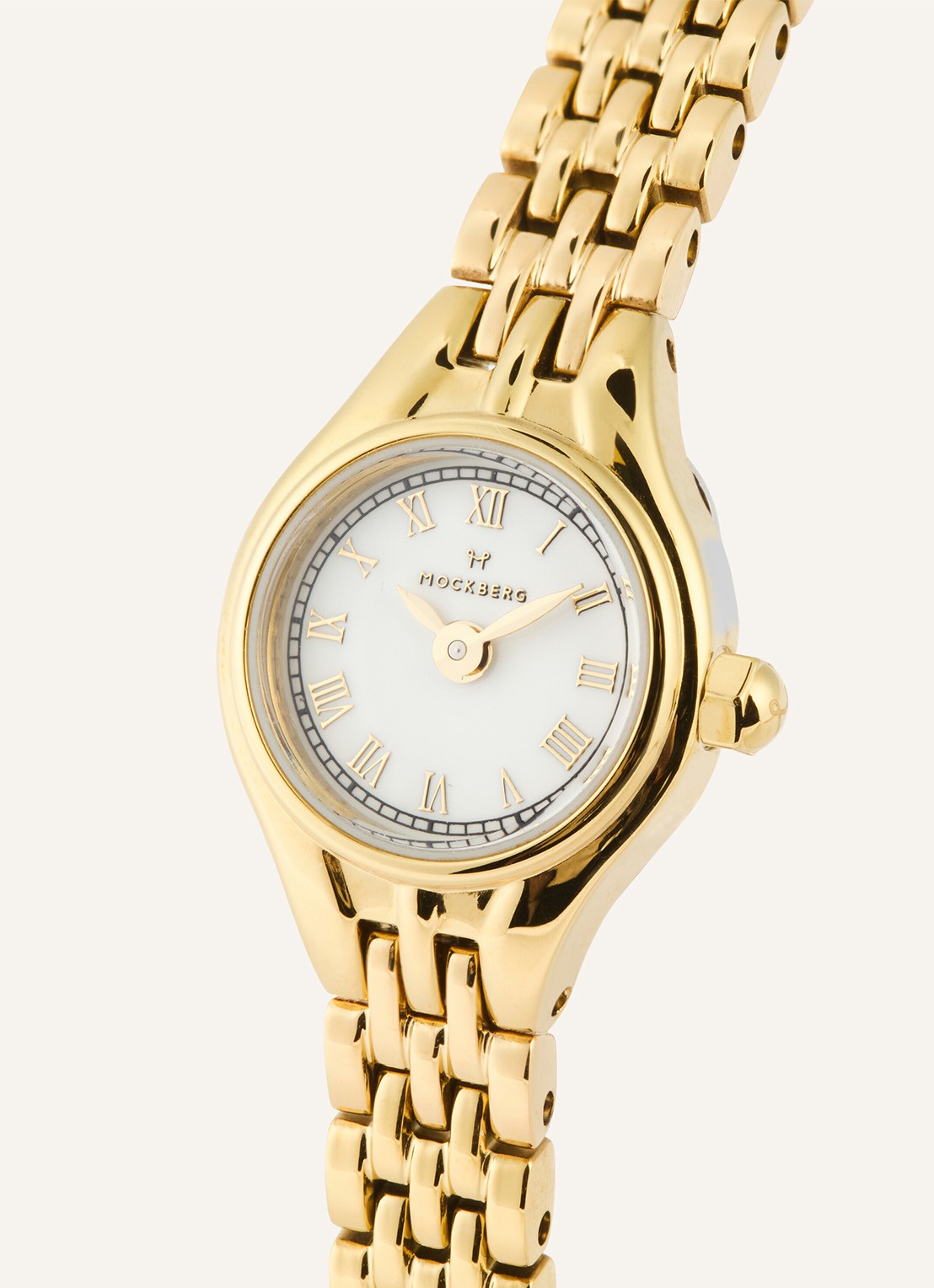 Mockberg Heritage Petite horloge MB1613 - detail 4 goud