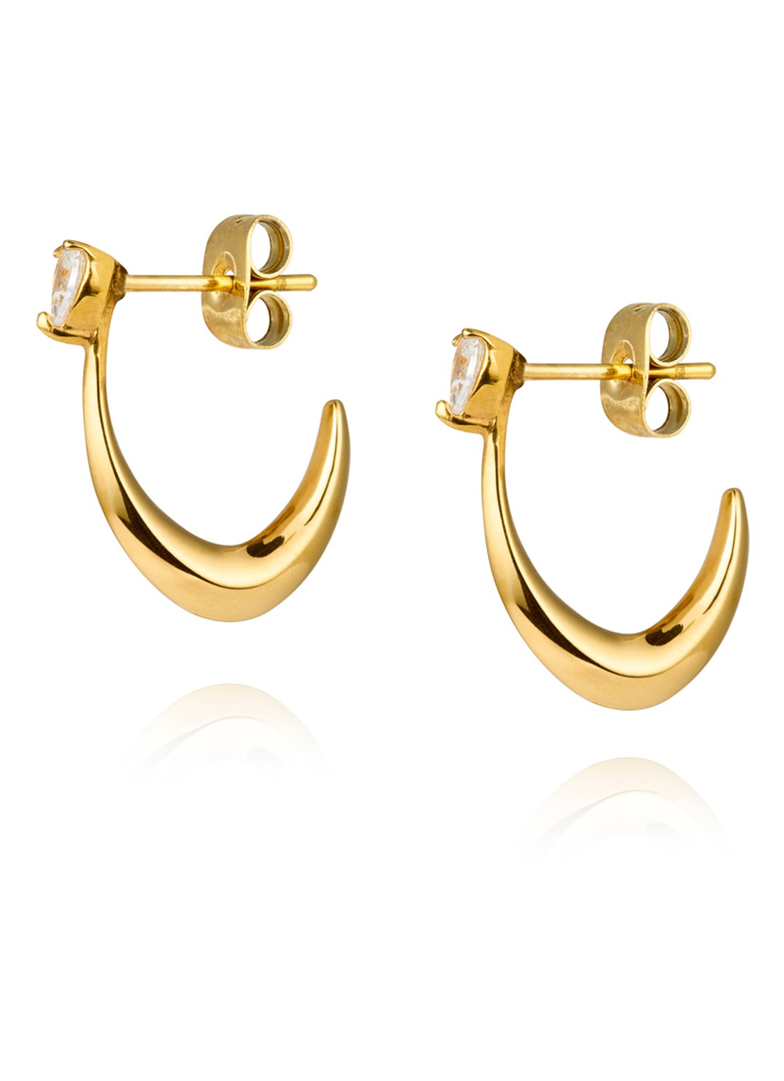 Mockberg Iris oorringen MB1689 - detail 4 goud