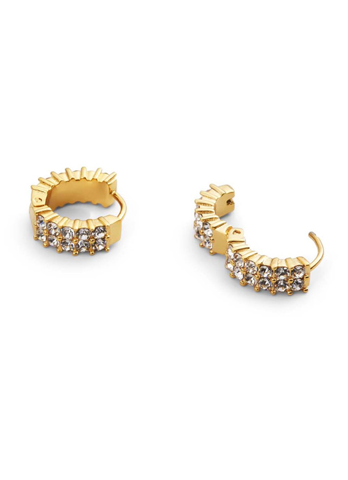 Mockberg Midnight Small oorringen MO587 - detail 3 goud