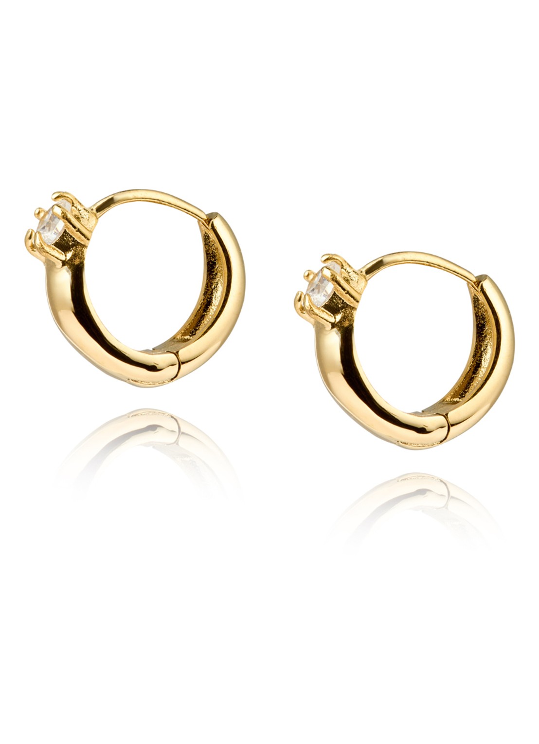 Mockberg Soleil oorringen MB1719 - detail goud