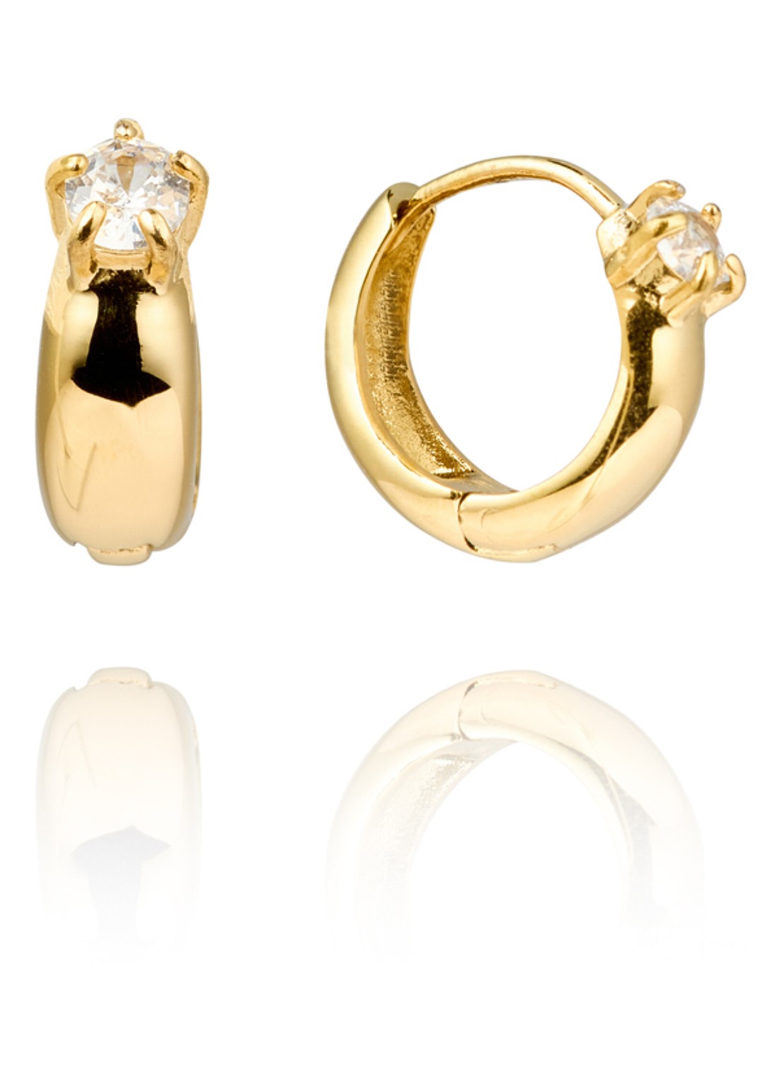 Mockberg Soleil oorringen MB1719 - voorkant 5 goud