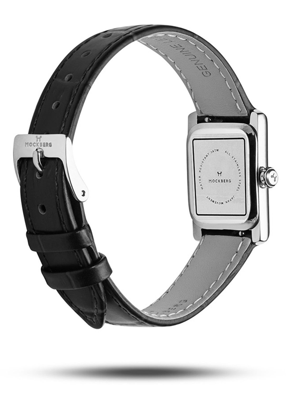 Mockberg Timeless horloge MB0246 - detail 4 zilver