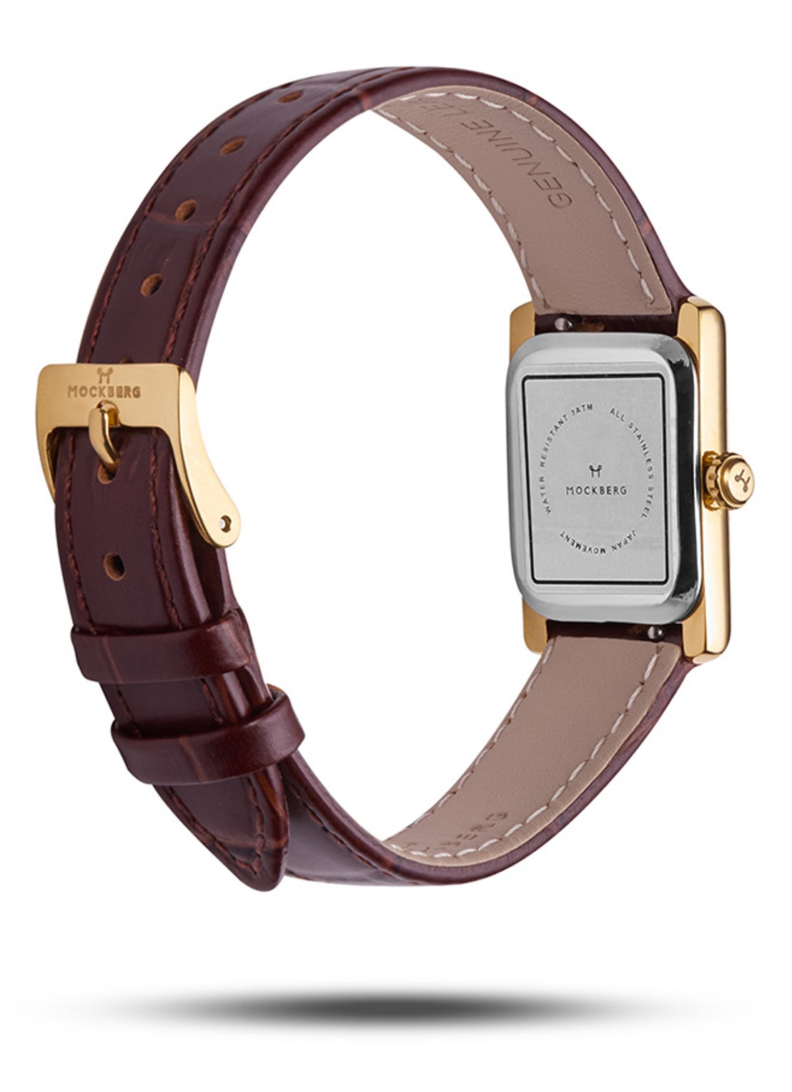 Mockberg Timeless horloge MB0247  - detail 4 goud