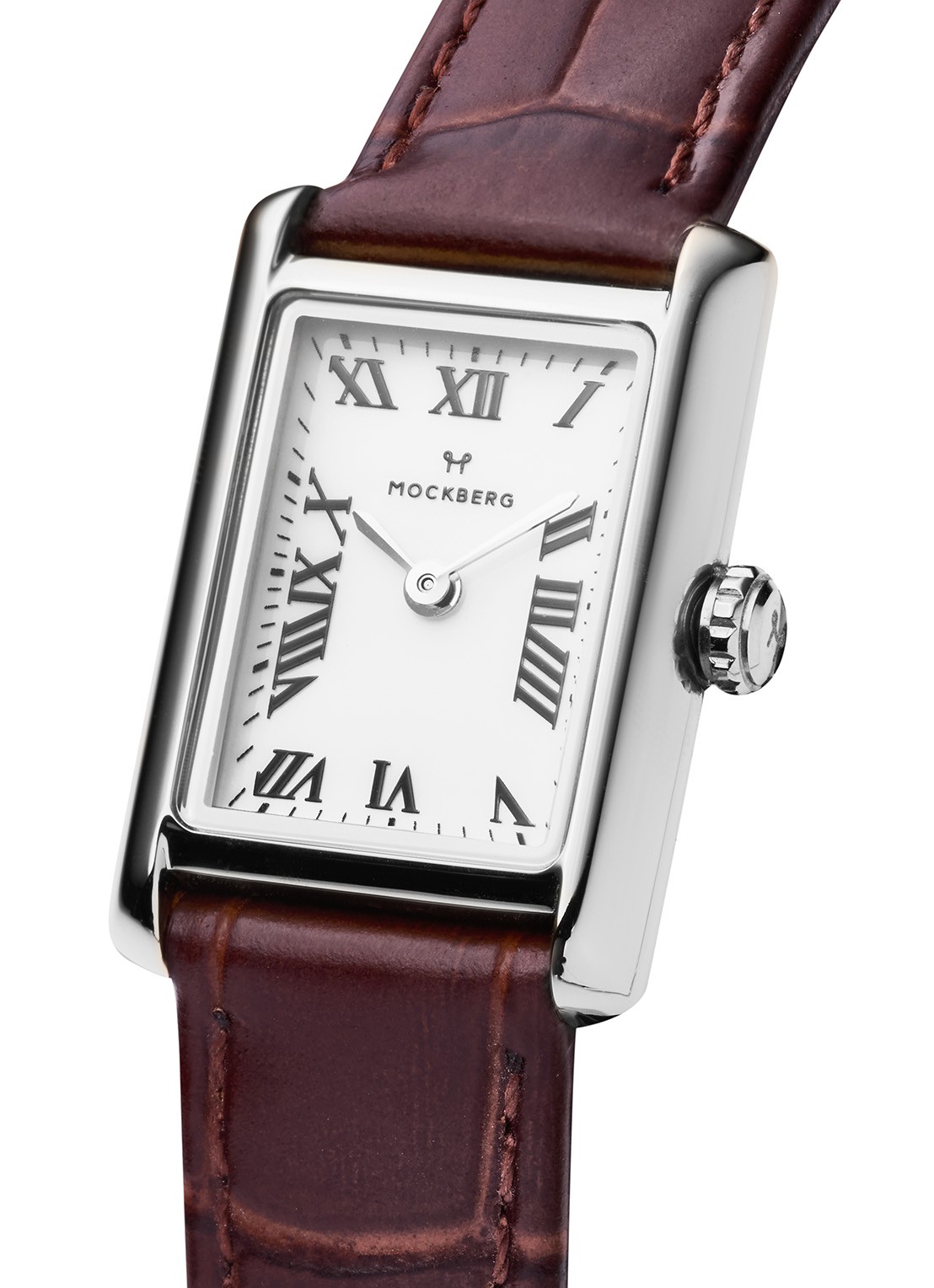 Mockberg Timeless horloge MB0248 - detail zilver