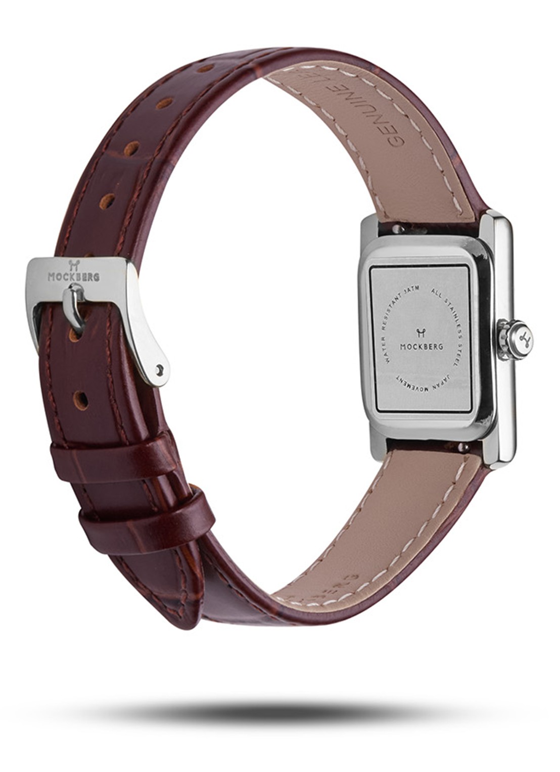 Mockberg Timeless horloge MB0248 - detail 2 zilver