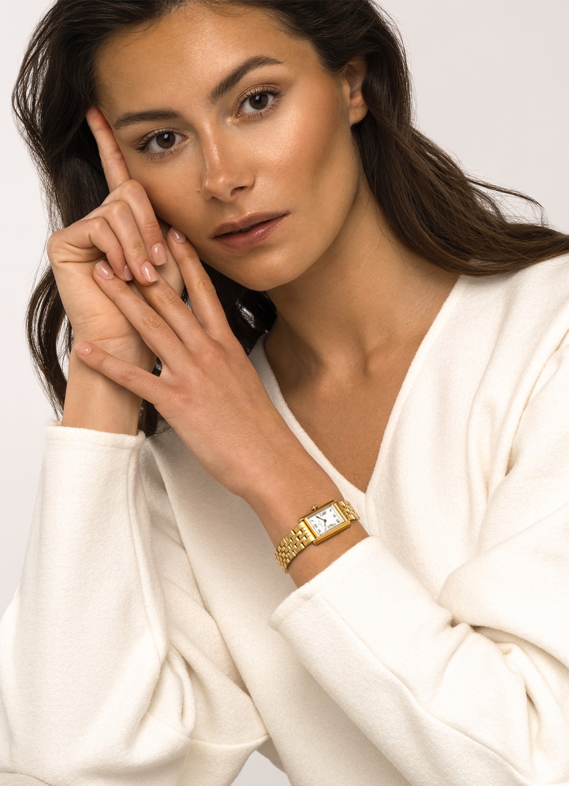 Mockberg Timeless horloge MO874 - voorkant 2 goud