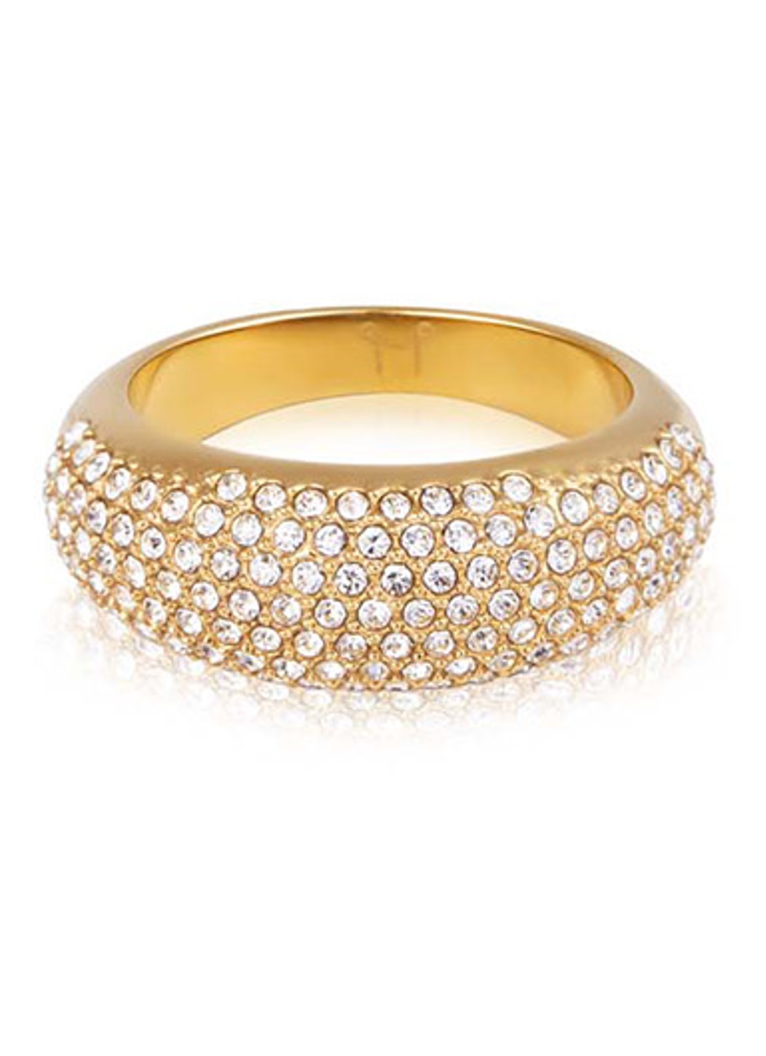 Mockberg Treasure ring met zirkonia MO214 - detail goud