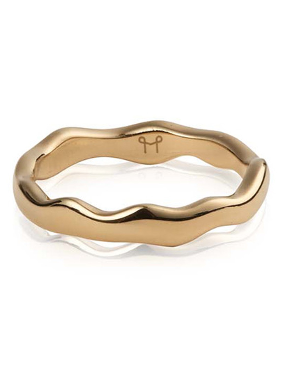 Mockberg Wavy Petite ring MB0133 - detail 3 goud