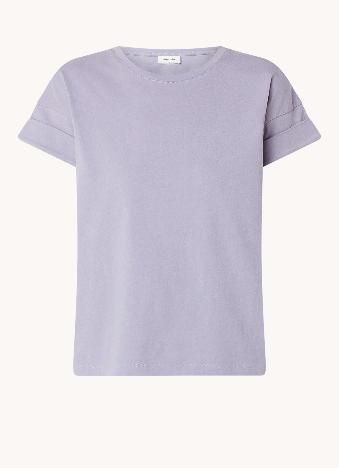 Modström Brazil T-shirt met ronde hals - voorkant 2 lichtpaars