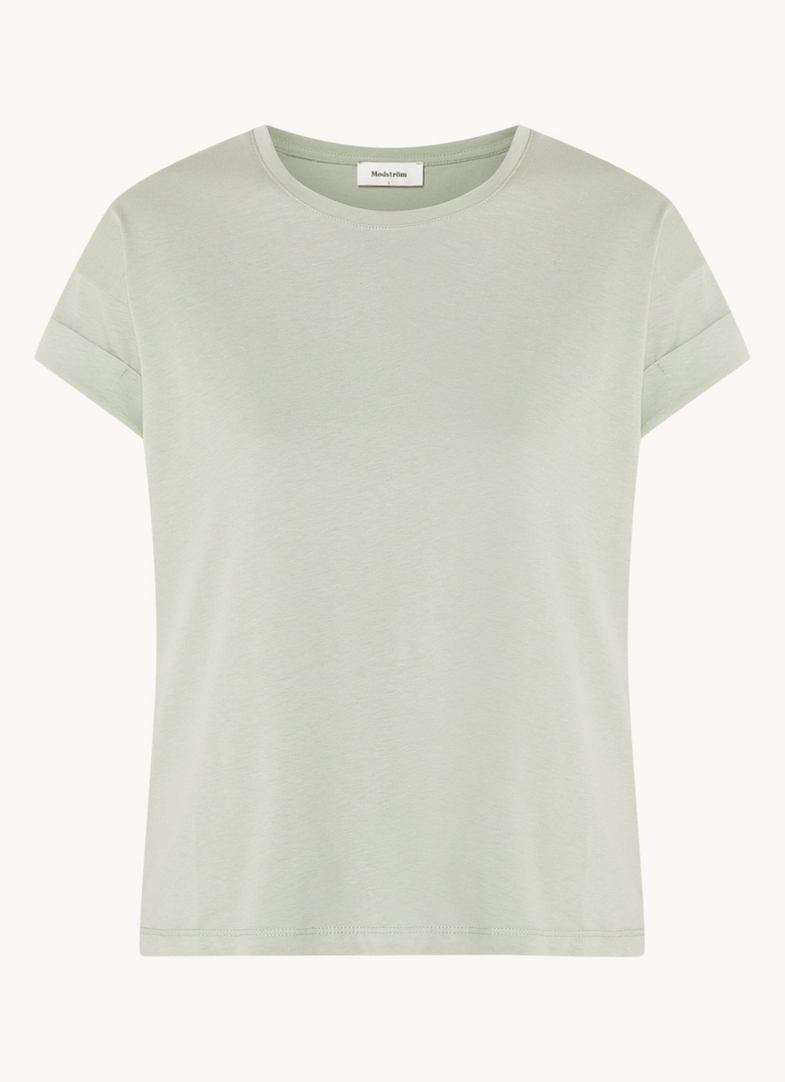 Modström Brazil T-shirt met ronde hals - voorkant 2 grijs