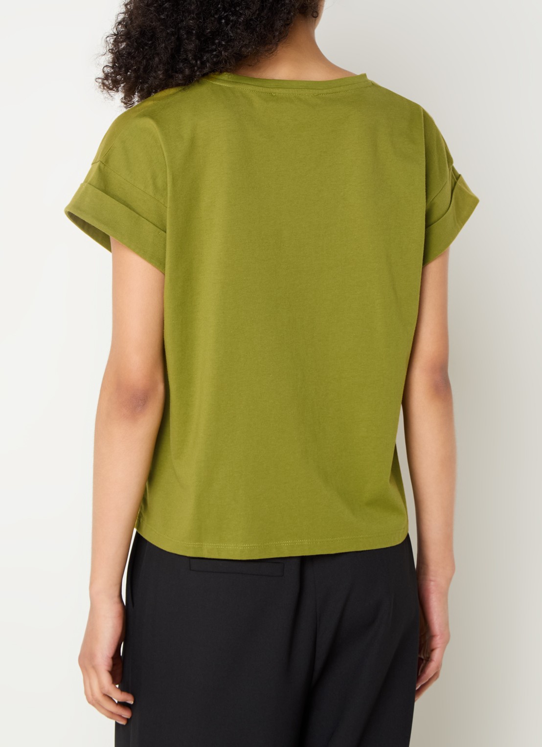 Modström Brazil T-shirt met ronde hals - achterkant 4 groen