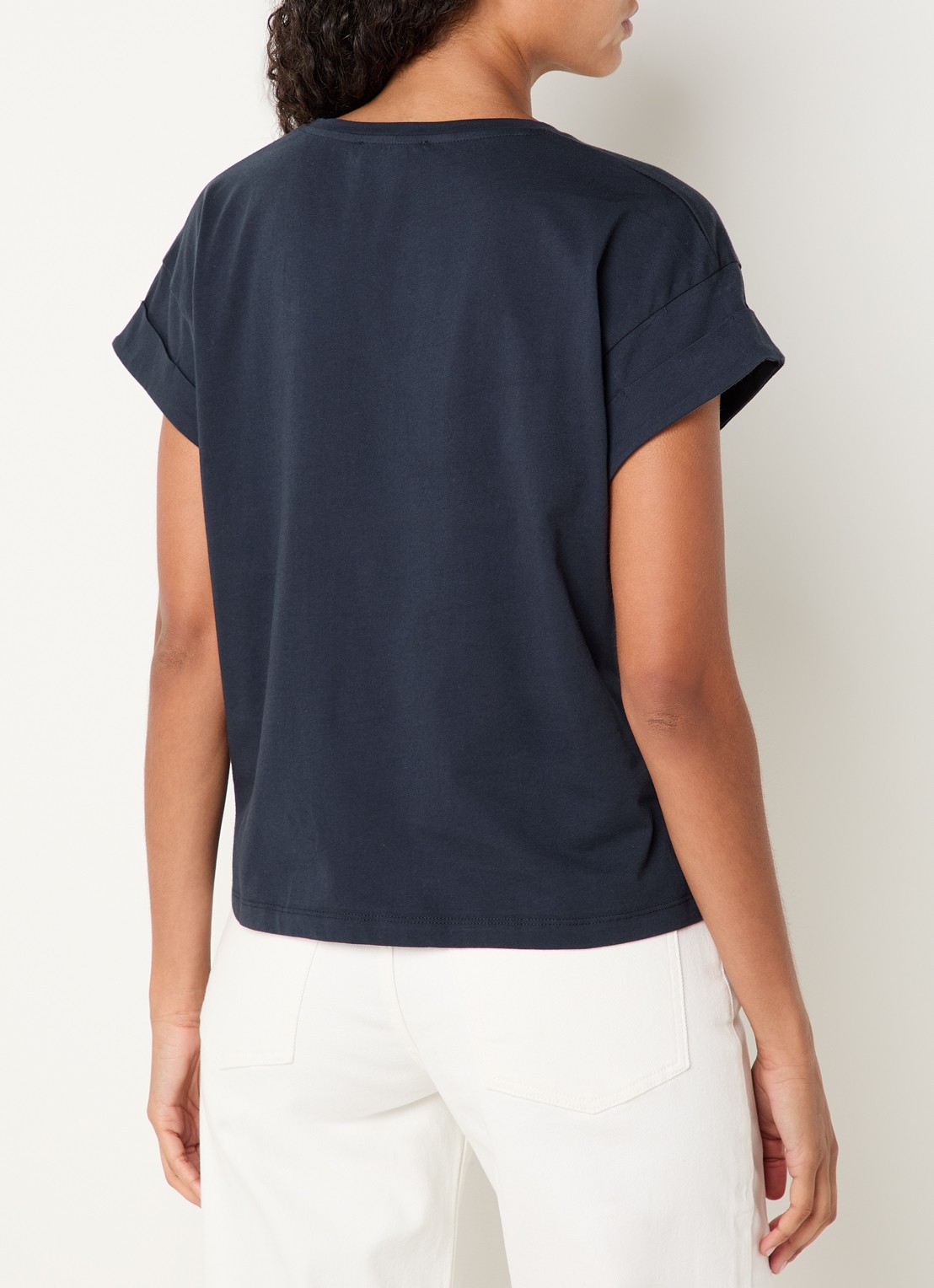 Modström Brazil T-shirt met ronde hals - achterkant 4 donkerblauw