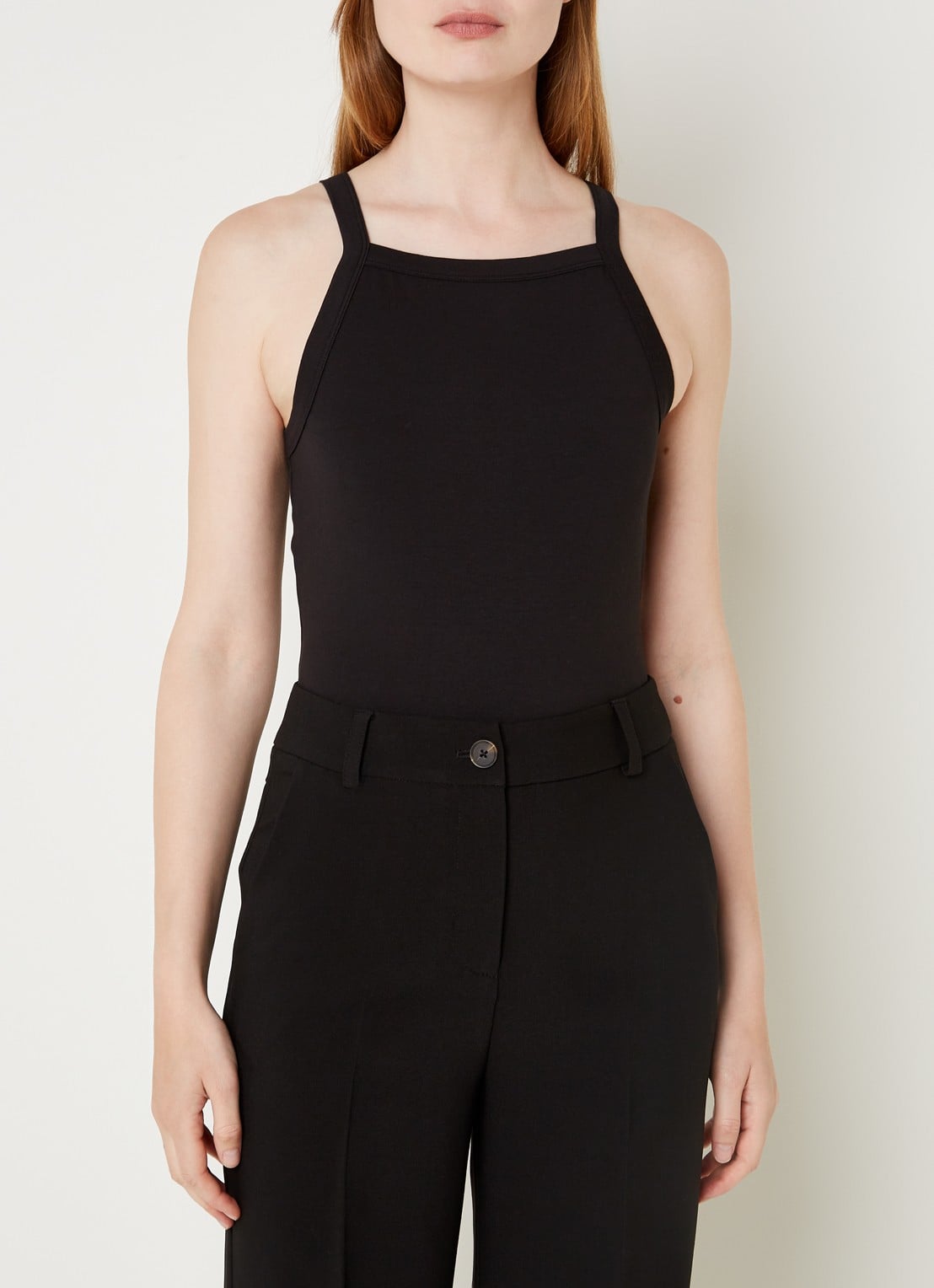 Modström Dae tanktop met stretch - detail 4 zwart
