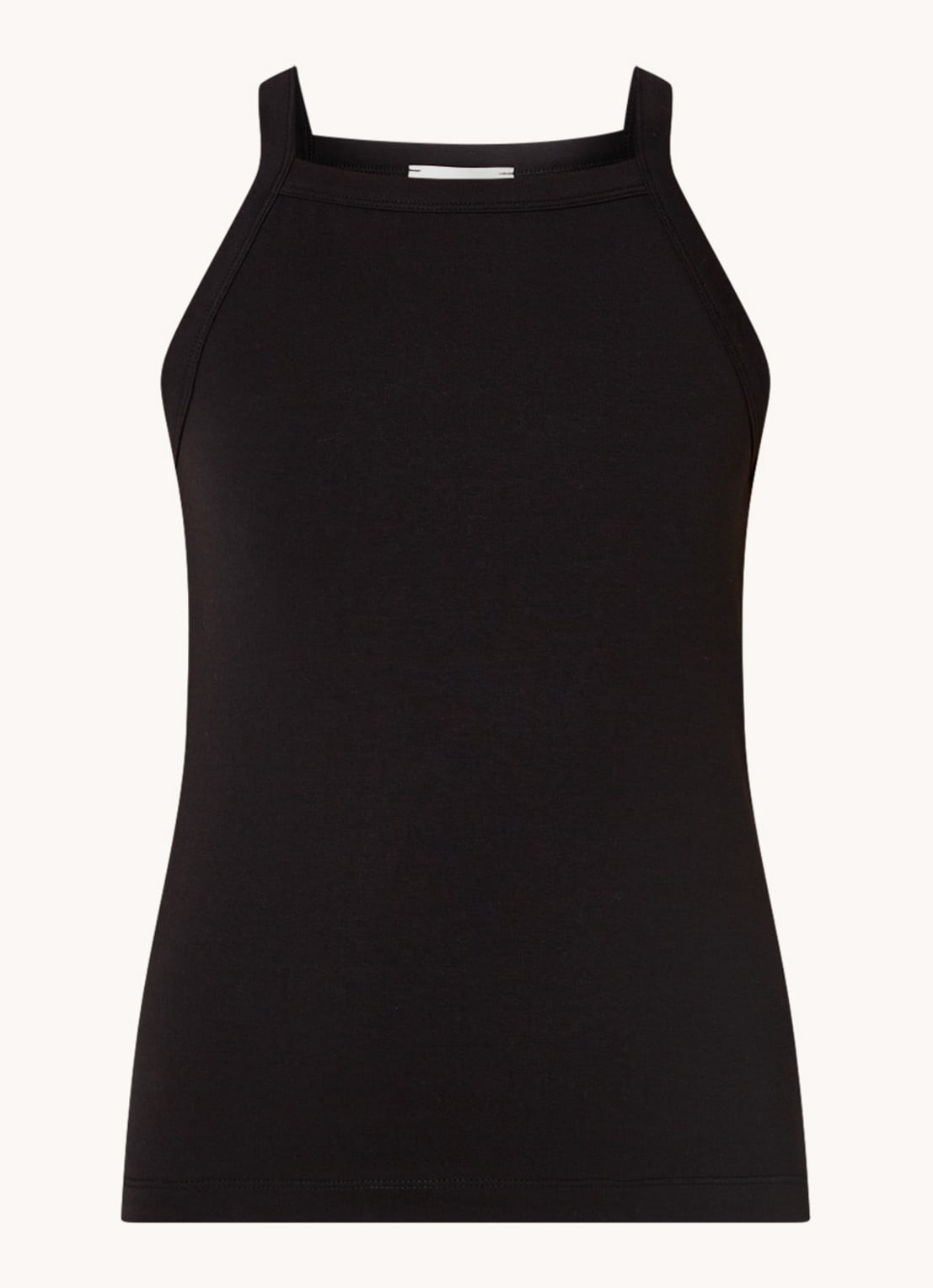Modström Dae tanktop met stretch - voorkant 2 zwart