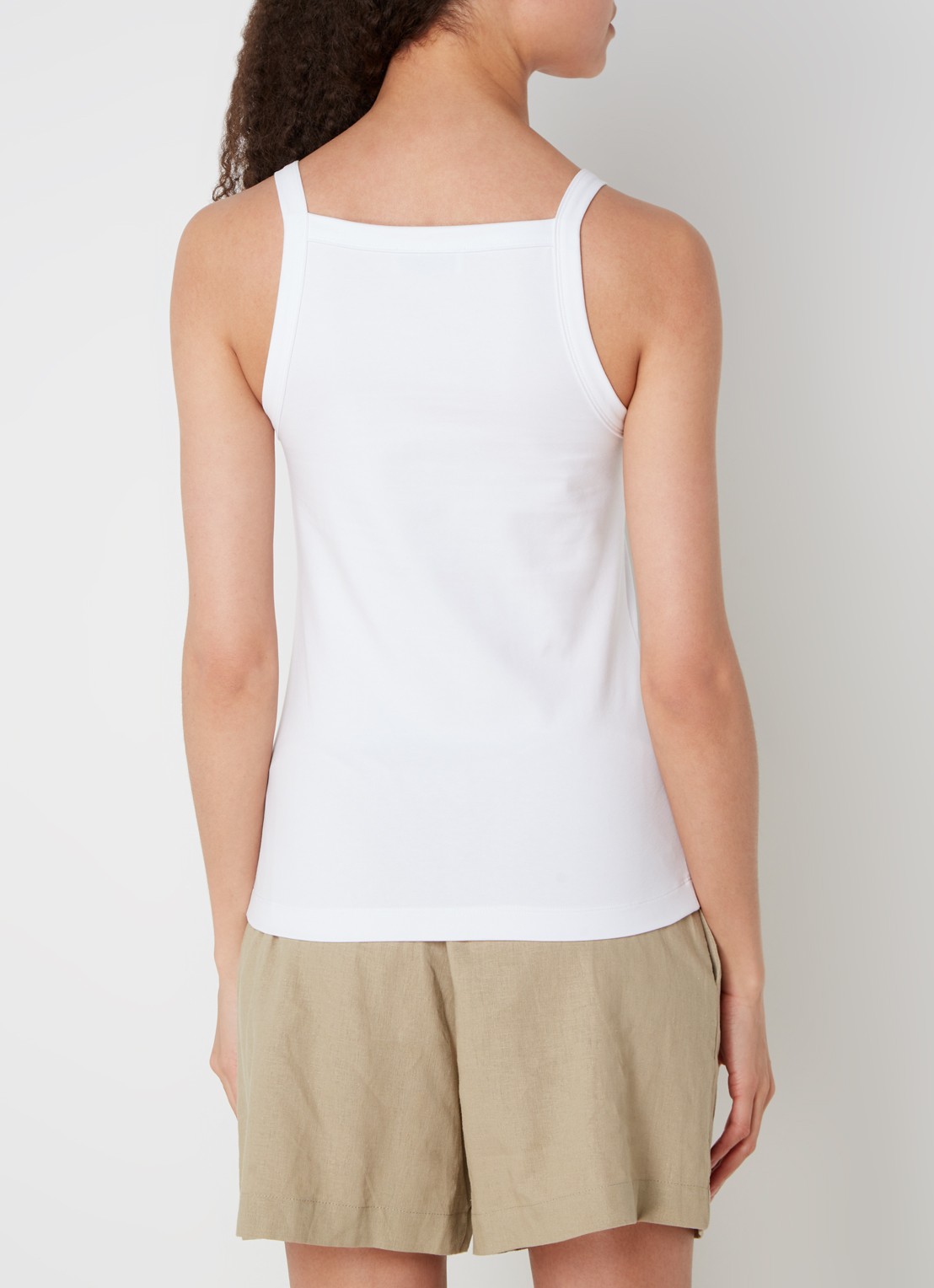 Modström Dae tanktop met stretch - achterkant wit