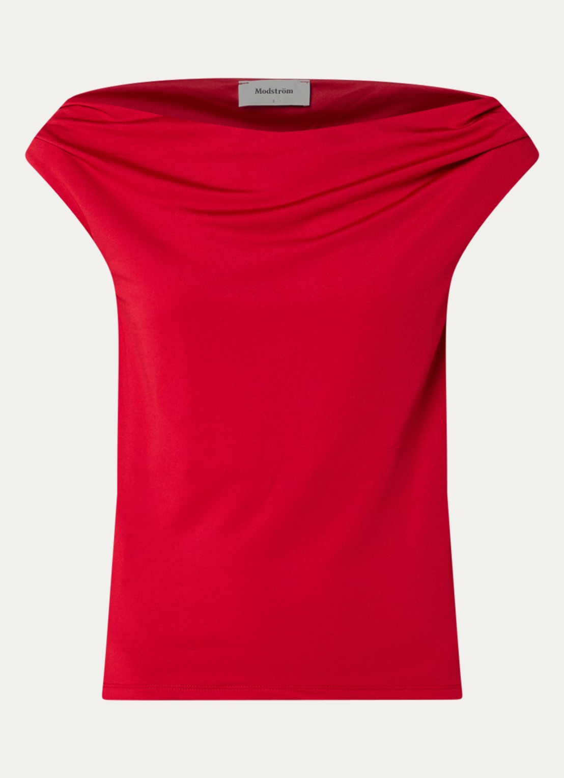 Modström Hima off shoulder top - voorkant rood