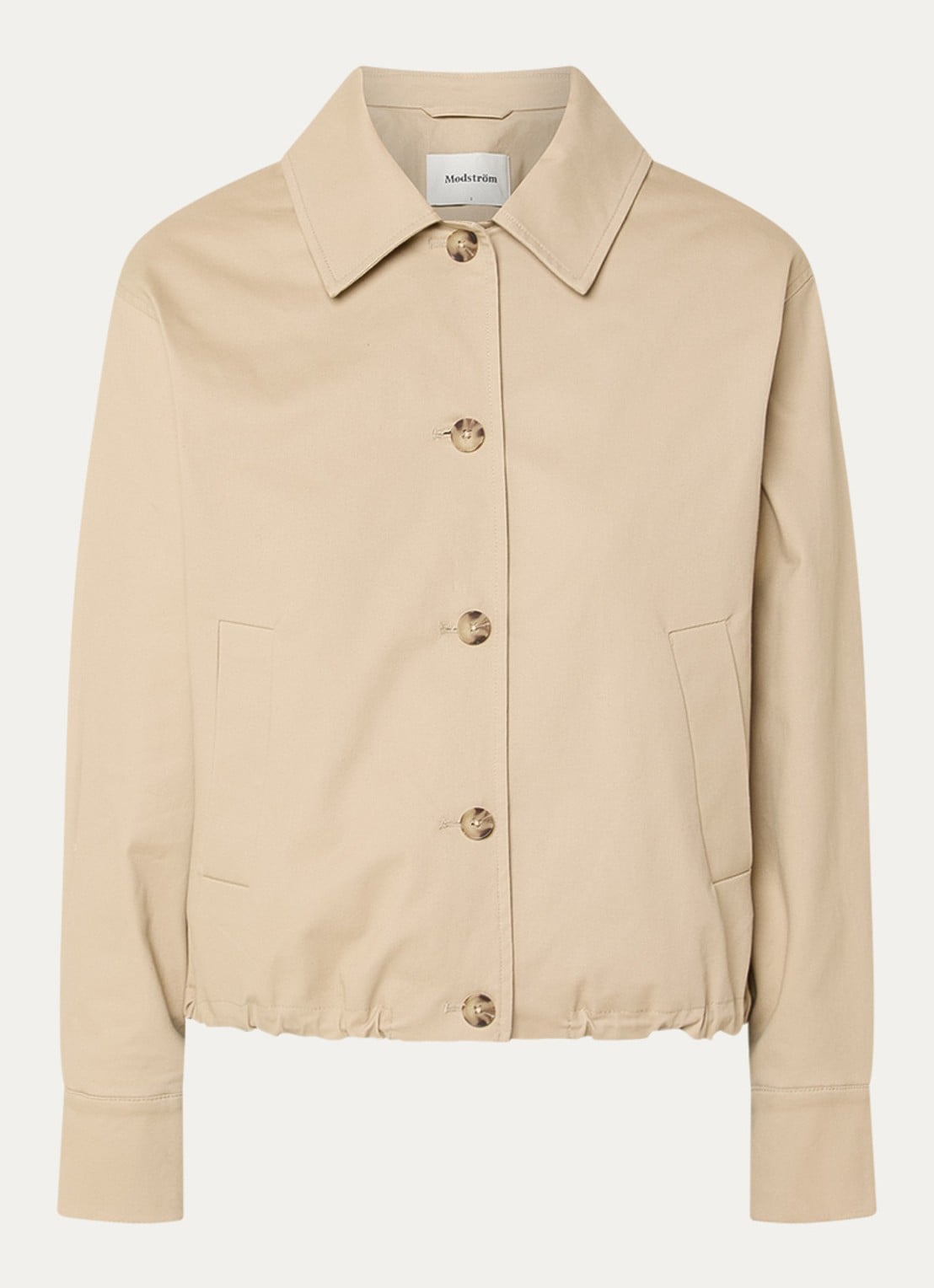 Modström Jack met steekzakken - voorkant 3 beige