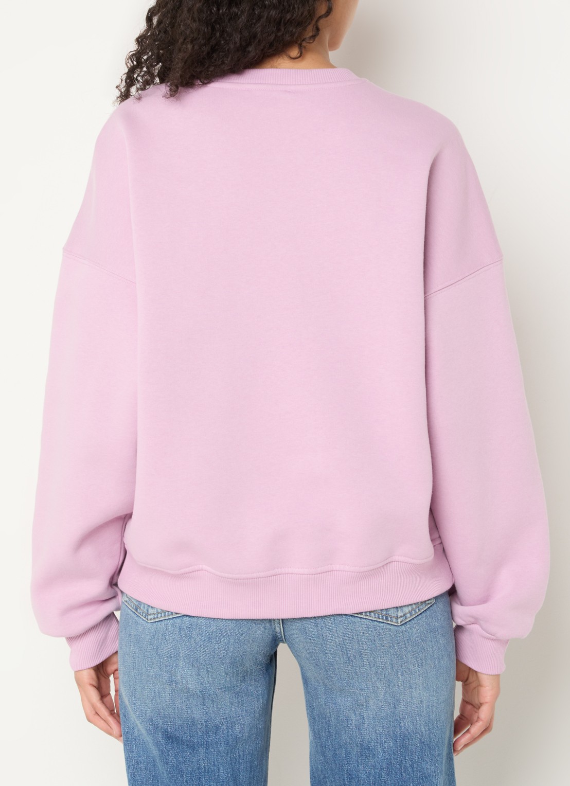 Modström Paula sweater met logo - achterkant 4 oudroze
