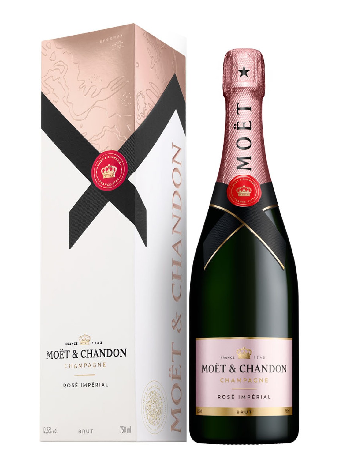Moët & Chandon Champagne Brut Rosé Impérial 750 ml - voorkant undefined