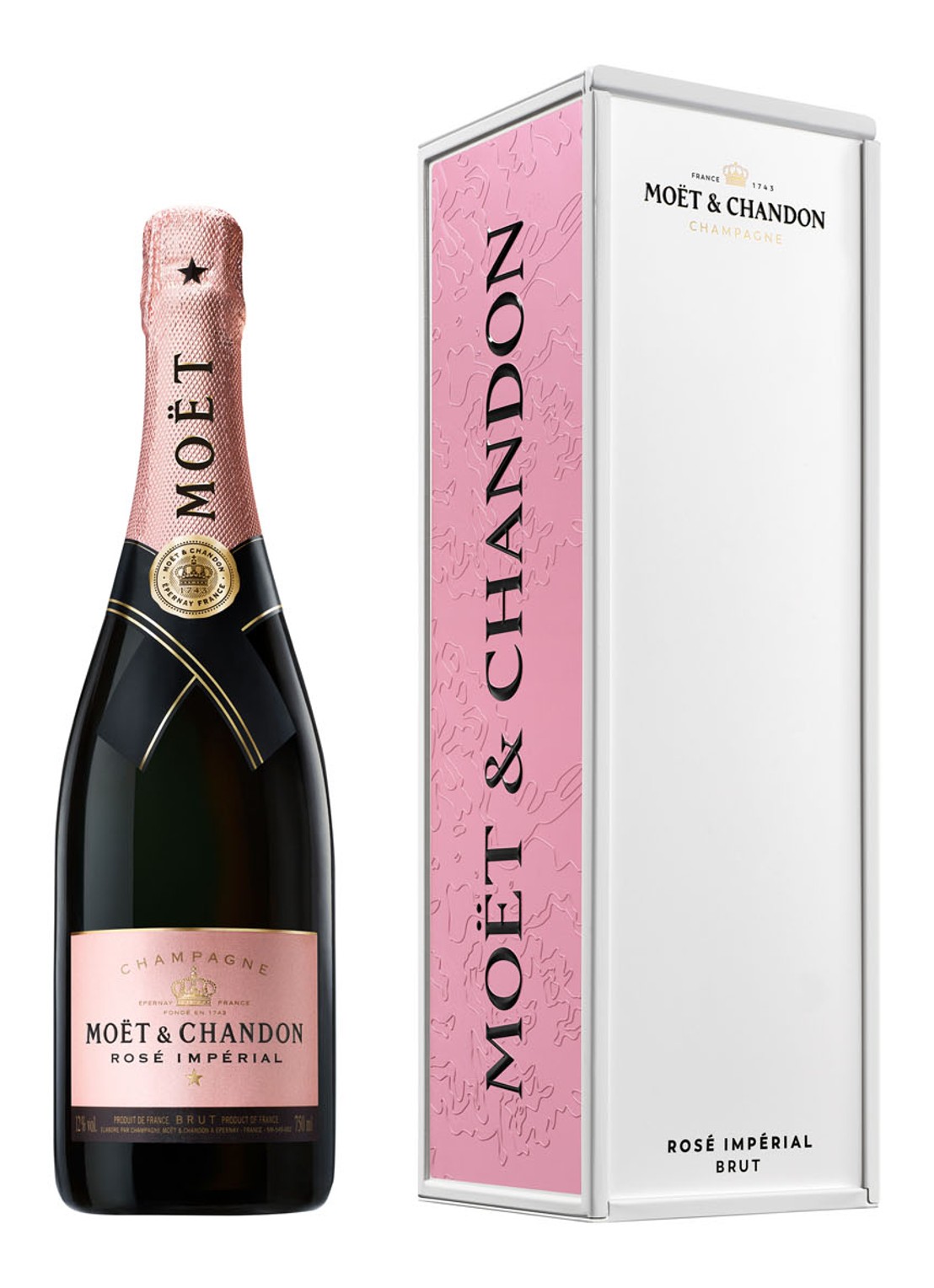 Moët & Chandon Champagne Rosé Impérial Limited Edition geschenkverpakking 750 ml - voorkant undefined