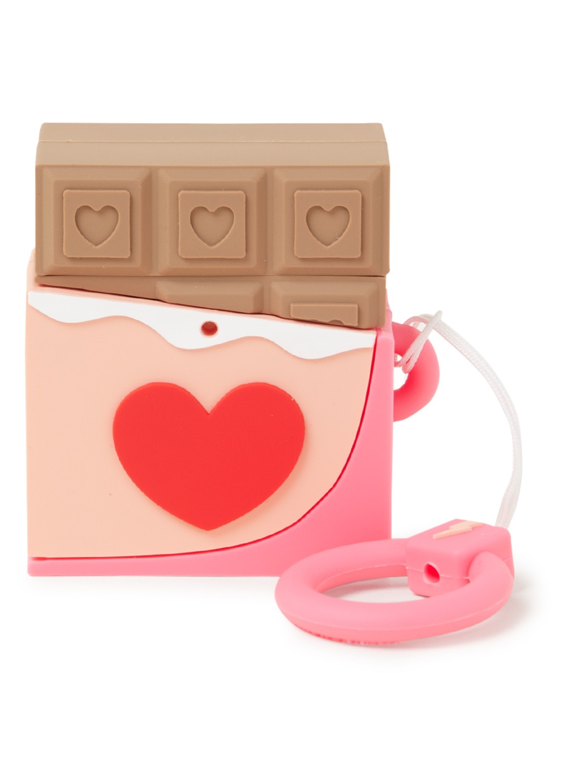 Mojipower Chocolate Bar Airpods Case - voorkant roze