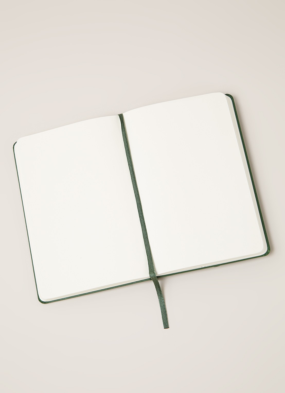 Moleskine Classic blanco notitieboek 14 x 9 cm - detail 3 donkergroen