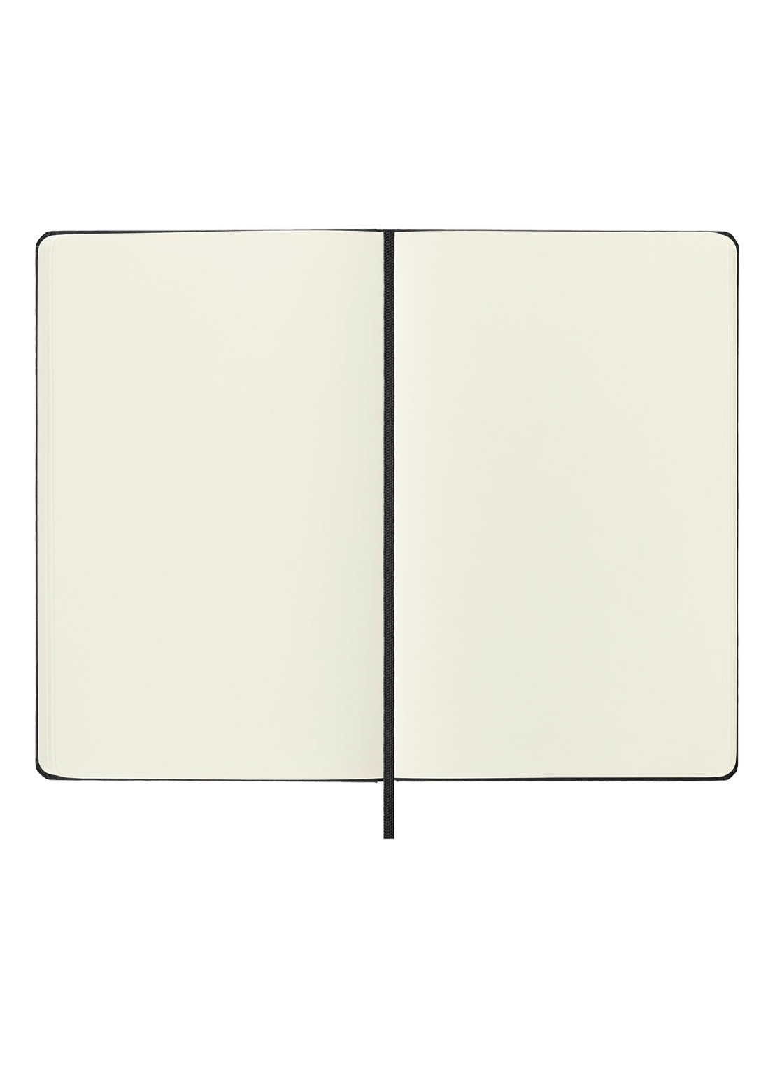 Moleskine Classic blanco notitieboek 21 x 13 cm - voorkant 3 zwart