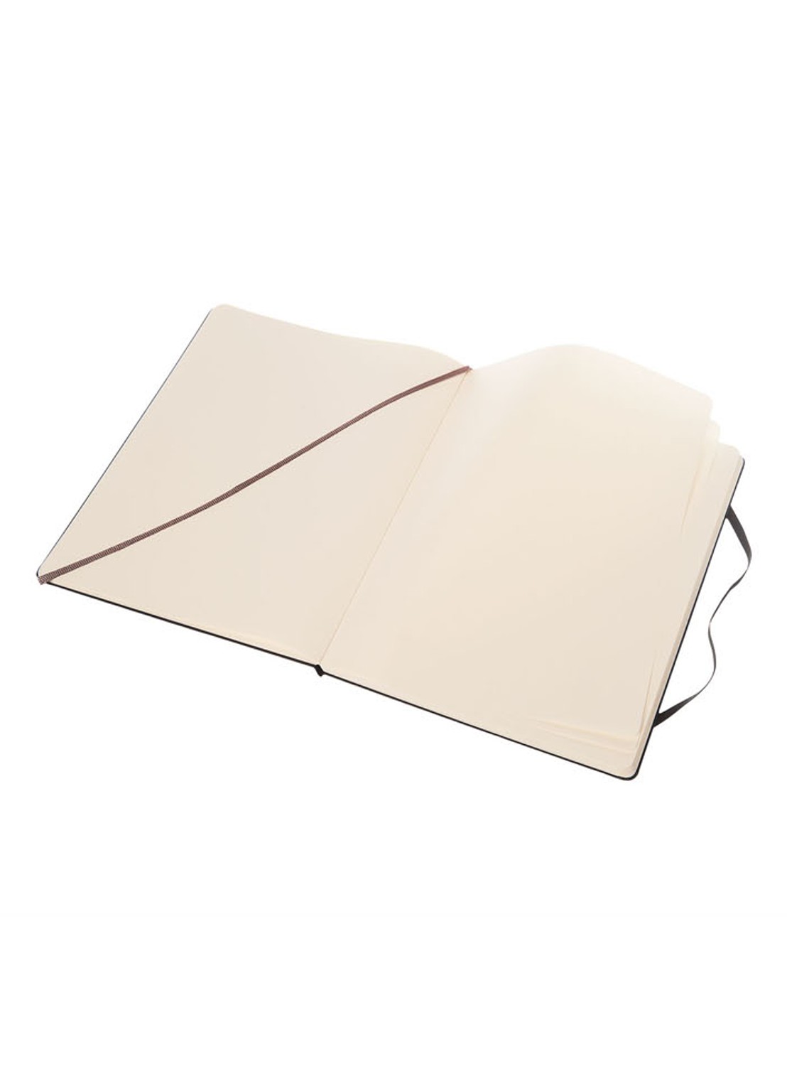 Moleskine Classic blanco notitieboek 25 x 19 cm - voorkant 3 zwart