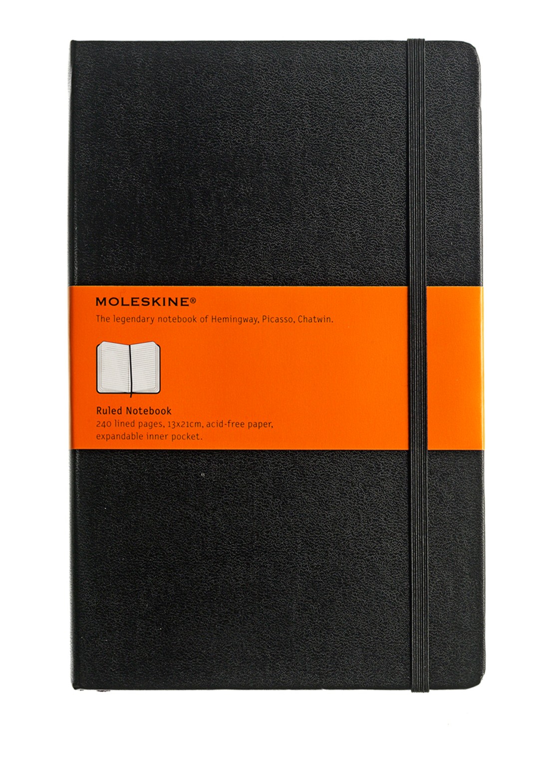Moleskine Classic gelinieerd notitieboek  - voorkant zwart