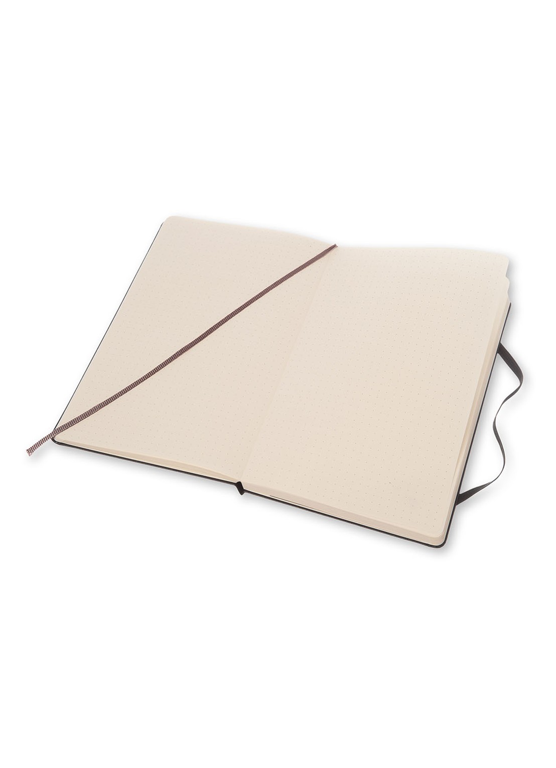 Moleskine Classic Large gestippeld notitieboek 21,5 x 13,5 cm  - voorkant 3 zwart