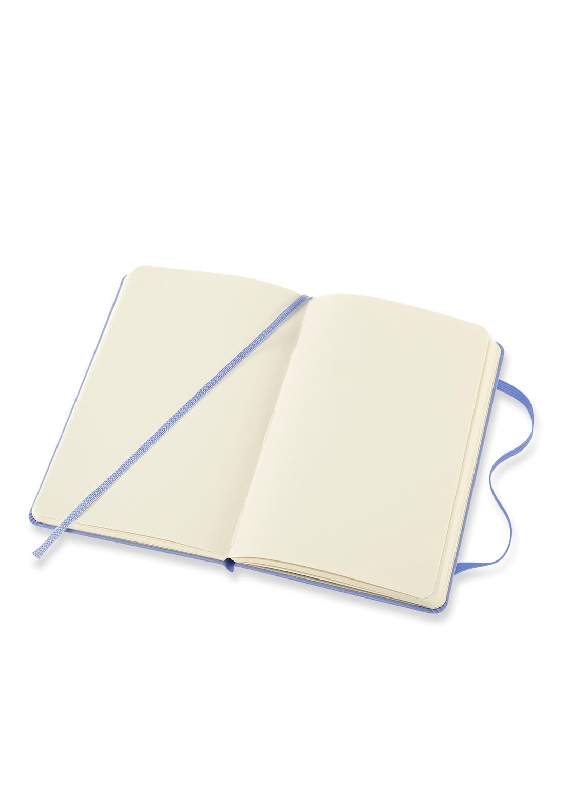 Moleskine Classic Pocket blanco notitieboek 14 x 9 cm - voorkant 3 lichtblauw