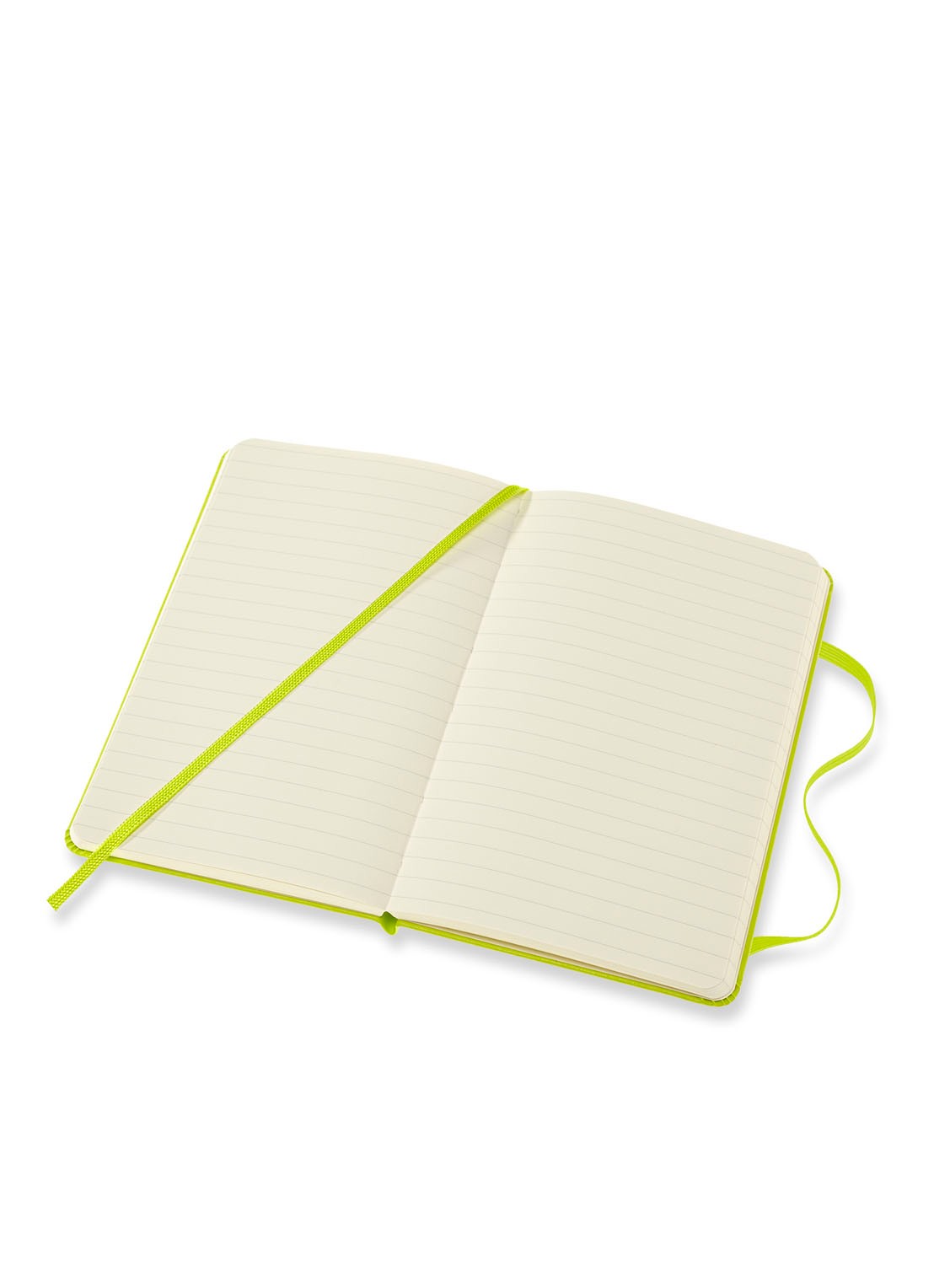 Moleskine Classic Pocket gelinieerd notitieboek 14 x 9 cm - voorkant 3 lime