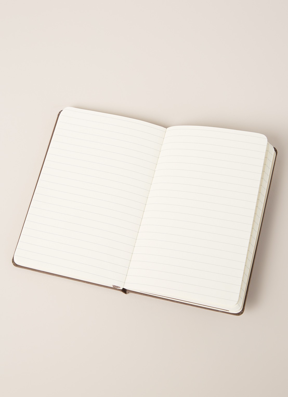 Moleskine Classic Pocket gelinieerd notitieboek - detail donkerbruin