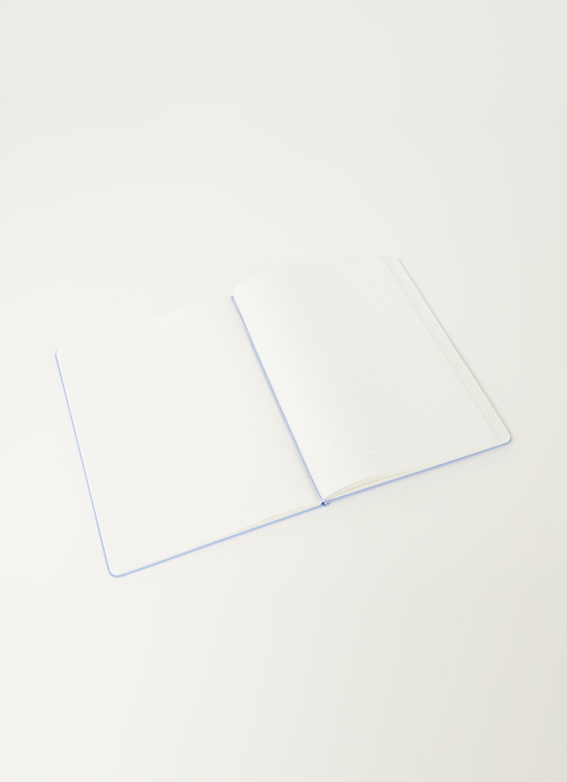 Moleskine Classic XL gelinieerd notitieboek - detail lichtblauw