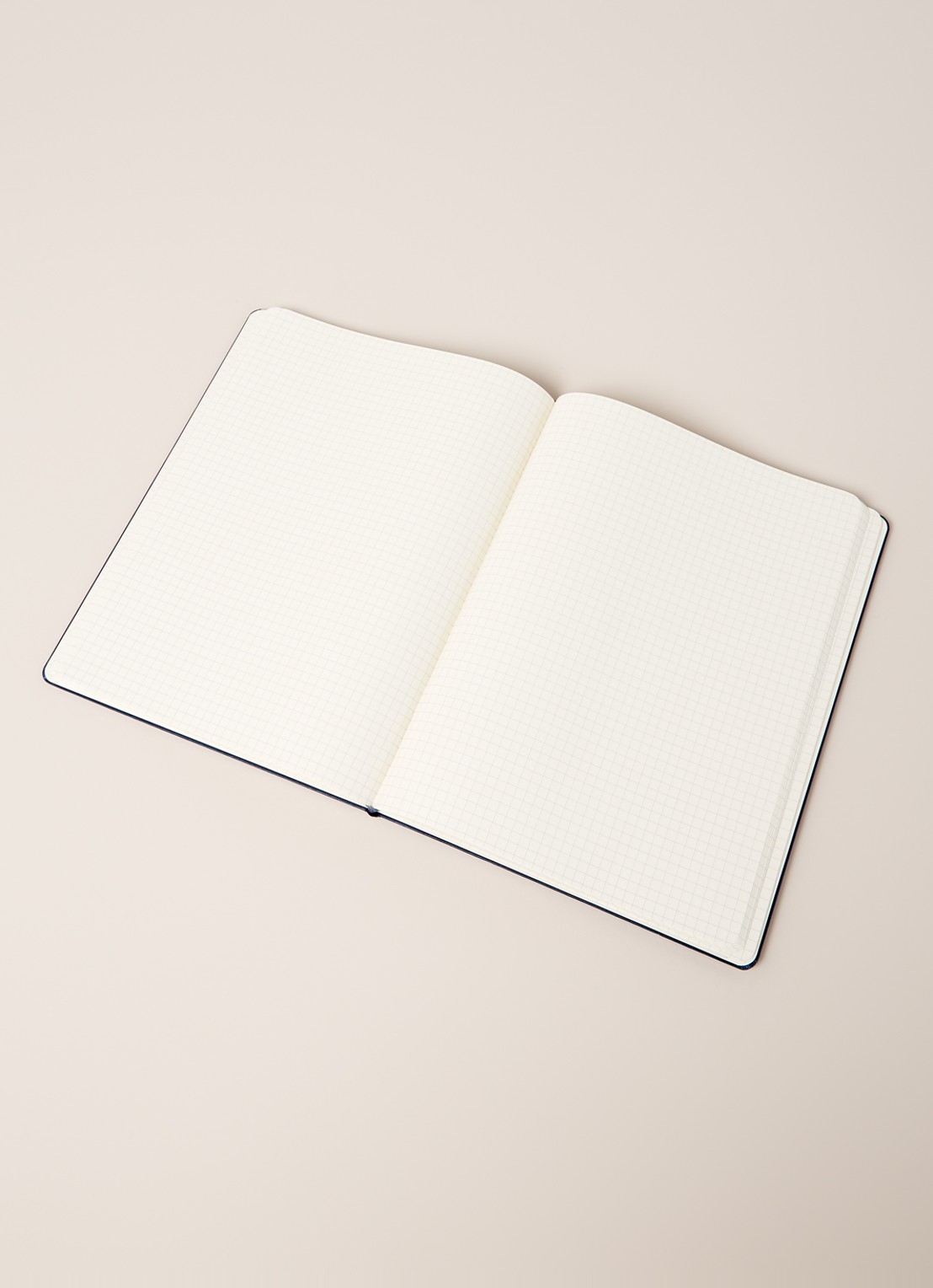 Moleskine Classic XL geruit notitieboek - detail 3 donkerblauw