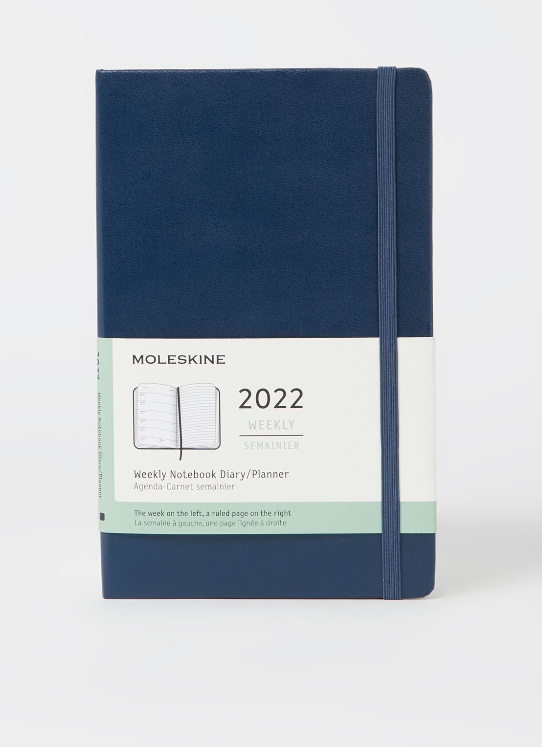 Moleskine Weekly agenda 2022 - voorkant 2 donkerblauw