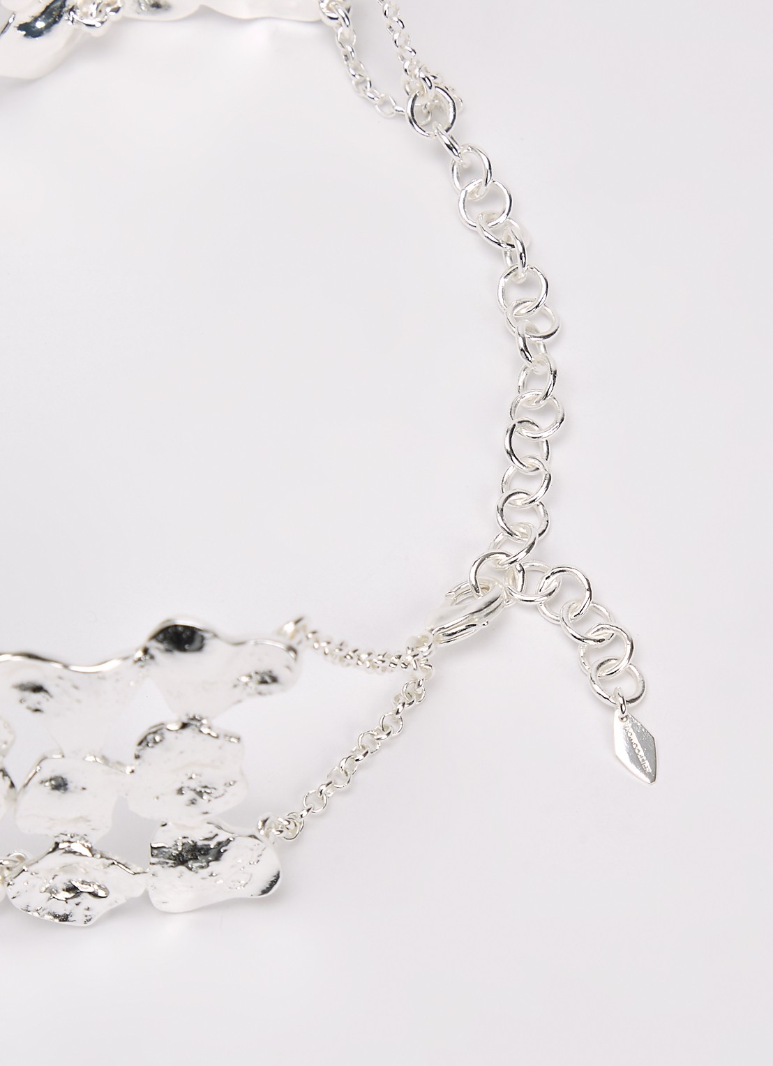 Moliane Calypso choker verzilverd - detail 2 zilver