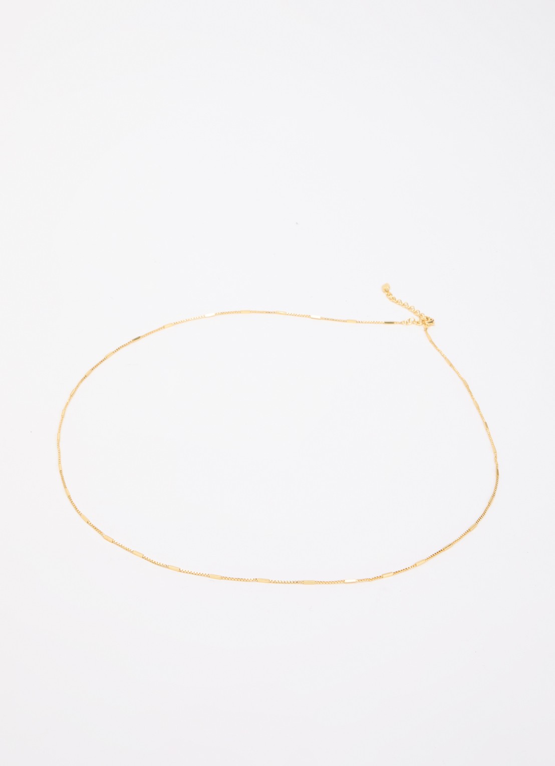 Moliane Dix ketting verguld - detail goud
