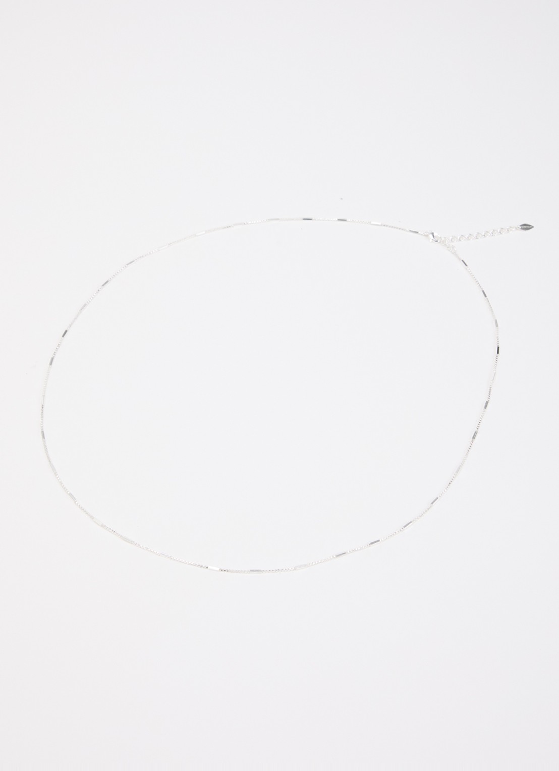 Moliane Dix ketting verzilverd - detail 3 zilver